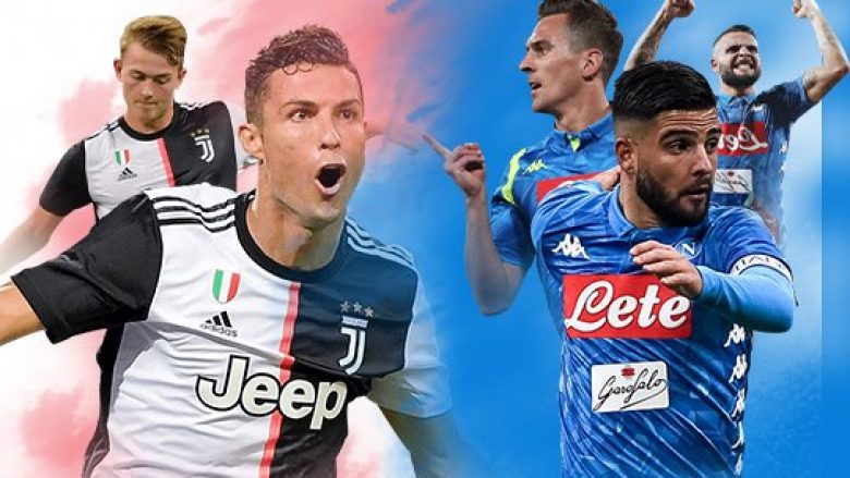 Juventus – Napoli, formacionet zyrtare të derbit të javës në Serie A