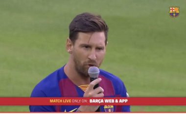 Messi me premtim për tifozët e Barcelonës: Do të luftojmë për të gjithë trofetë