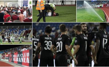 Prapaskenat e ndeshjes Feronikeli-Milan: Stadiumi i zbrazët, dashuria për Maldinin dhe Baresin, inati i Piatek me mbrojtësit dhe dhurata e tij për një fëmijë, tifozi në fushë dhe shtylla e Rexhës