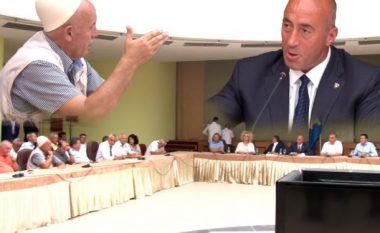 Pamje nga debati i pakëndshëm i Haradinajt me mitrovicasin e moshuar, i thotë “Marre për ty”
