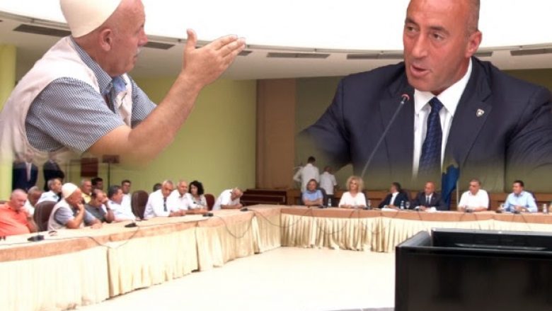 Pamje nga debati i pakëndshëm i Haradinajt me mitrovicasin e moshuar, i thotë “Marre për ty”