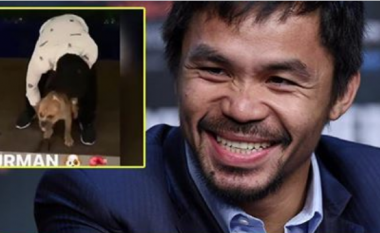 Manny Pacquiao e emëron qenin e tij sipas Keith Thurmanit
