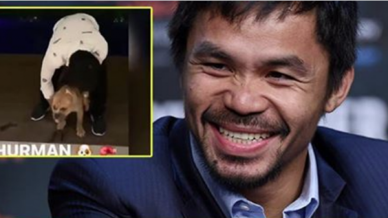 Manny Pacquiao e emëron qenin e tij sipas Keith Thurmanit