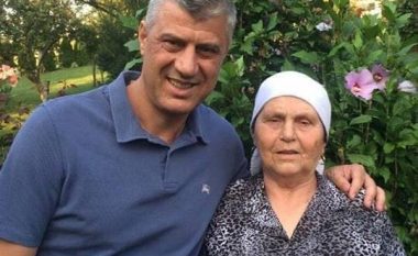 Thaçi uron nënën e tij në 82-vjetorin e lindjes