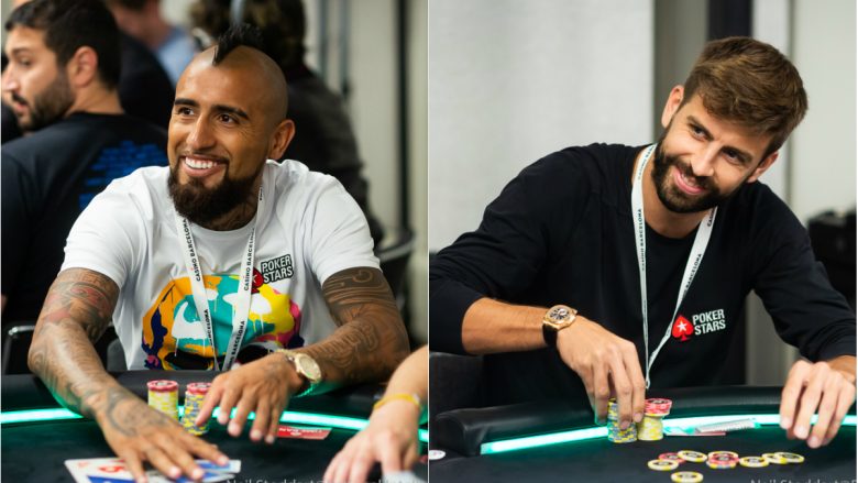 Gerard Pique dhe Arturo Vidal fitojnë rreth 500 mijë euro në poker