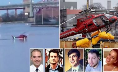 Rrëzohet helikopteri mbi lumin e New Yorkut, humbin jetën pesë pasagjerë – pamjet amatore tregojnë momentet e fundit