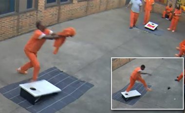 Kamerat e sigurisë brenda burgut amerikan, kapin momentin kur droni hedh pako me marihuanë dhe telefon për të burgosurin