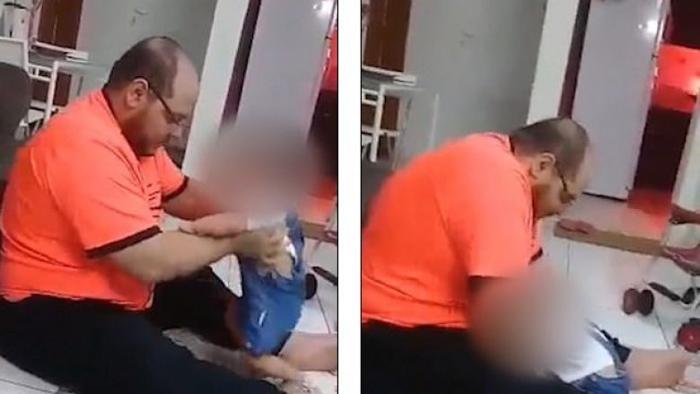 Babai palestinez arrestohet nga policia, filmohet duke rrahur vajzën e tij të vogël – vetëm pse ajo nuk dinte të ecte