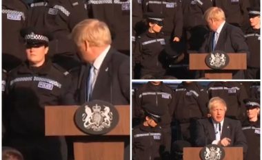 Policja angleze për pak sa nuk e humb vetëdijen derisa Boris Johnson flet