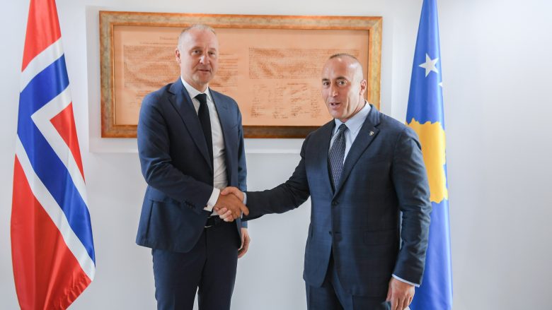 Haradinaj takon Ambasadorin e ri të Norvegjisë, merr mbështetjen e tij