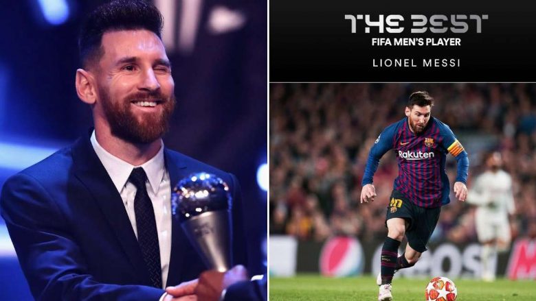 Zyrtare: Messi fiton çmimin e lojtarit të vitit nga FIFA