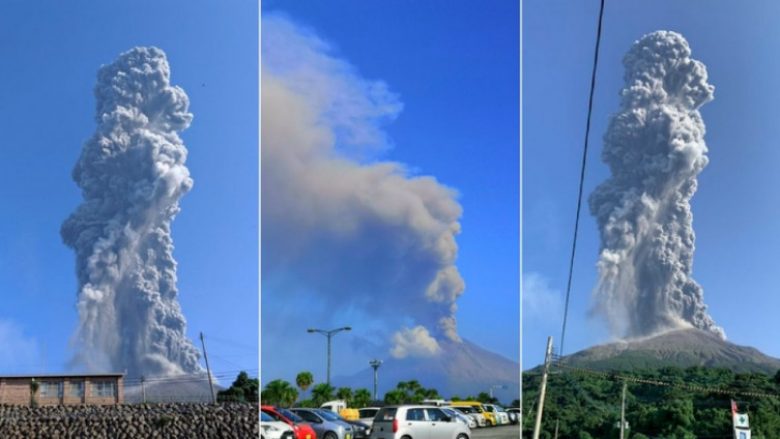 ​Shpërthen Sakurajima, njëri nga vullkanet më aktiv