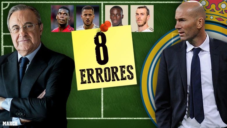 Tetë gabimet e Real Madridit në tregun e transferimeve