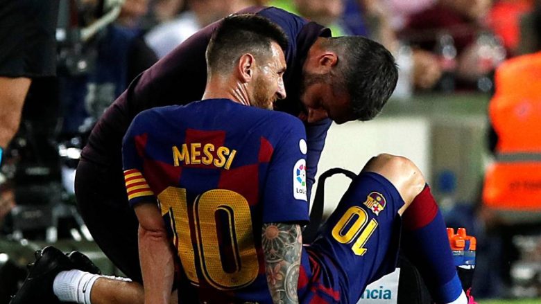 Lëndohet sërish Lionel Messi, lëshon fushën pas 45 minutave