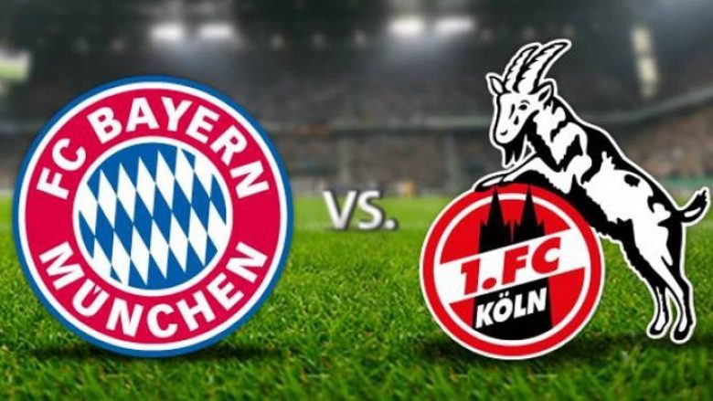 Bayern Munich – Koln, formacionet zyrtare