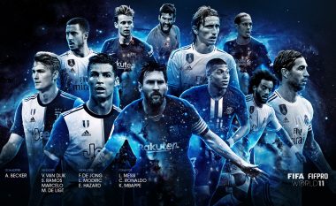 Zyrtare: Formacioni më i mirë apo ‘FIFPro World XI’ – Messi e Ronaldo në sulm, Van Dijk e De Jong pjesë e më të mirëve