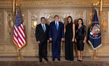 Trump pret kryeministrin Zaev dhe bashkëshorten e tij
