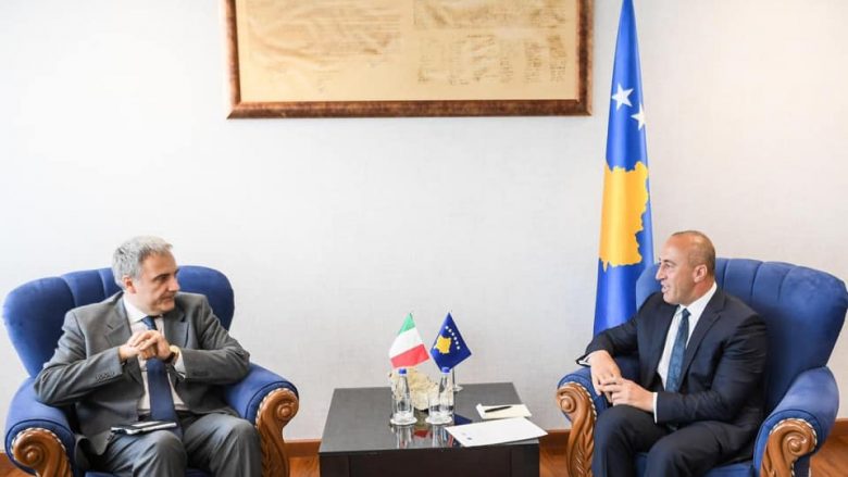 Haradinaj takon ambasadorin italian, i kërkon mbështetje për liberalizmin e vizave