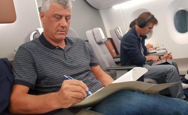 Presidenti Thaçi udhëton për SHBA, merr pjesë në pritjen e presidentit Trump