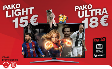 IPKO sjell ofertën më të mirë promocionale për TV dhe internet!
