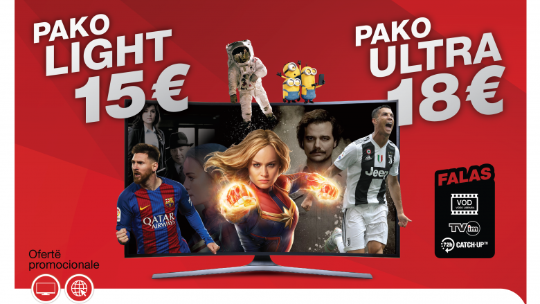 IPKO sjell ofertën më të mirë promocionale për TV dhe internet!