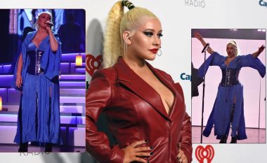 Aguilera ekspozon më tepër sesa duhej gjatë performancës në Las Vegas