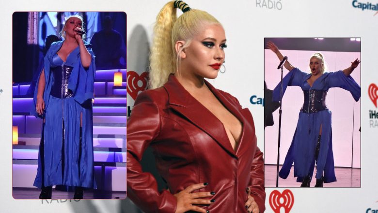 Aguilera ekspozon më tepër sesa duhej gjatë performancës në Las Vegas