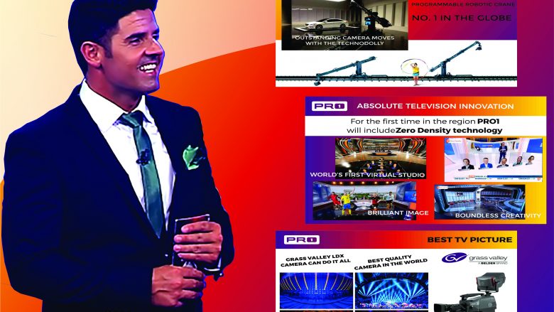 Enis Ujkani sjellë në Prishtinë teknologjinë televizive më të avancuar në televizionin e ri