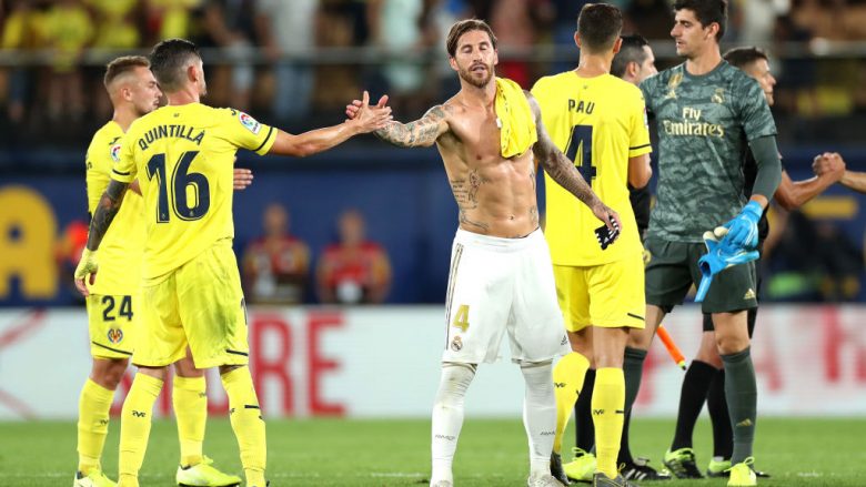Notat e lojtarëve: Villareal 2-2 Real Madrid, Ramos me paraqitje zhgënjyese