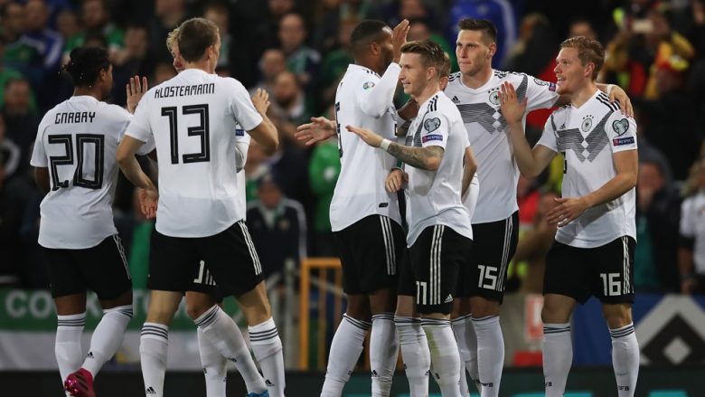 Gjermania rikthehet te fitoret, mposht Irlandën Veriore në kualifikimet e Euro 2020