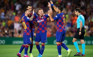 Barcelona kthehet te fitorja, golat e Griezmann dhe Arthur i japin tri pikë