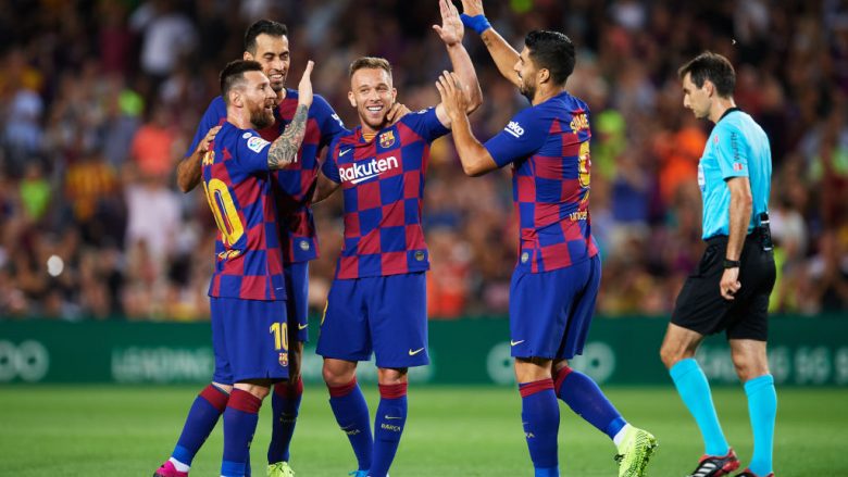 Barcelona kthehet te fitorja, golat e Griezmann dhe Arthur i japin tri pikë