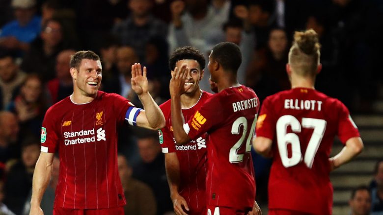 Liverpooli kalon tutje në Carabao Cup, mposht si mysafir MK Donsin