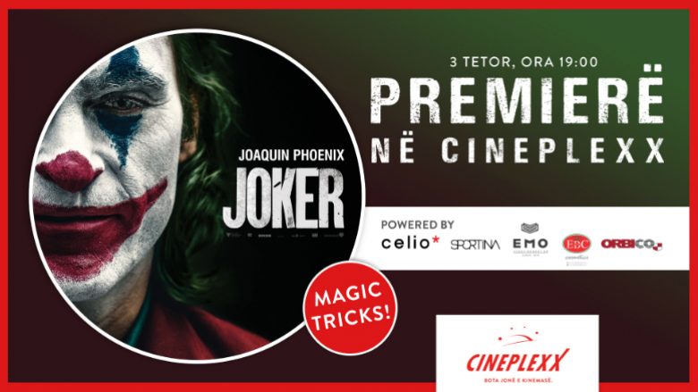Joker arrin në Cineplexx, me shumë shpërblime për Premiere Night!