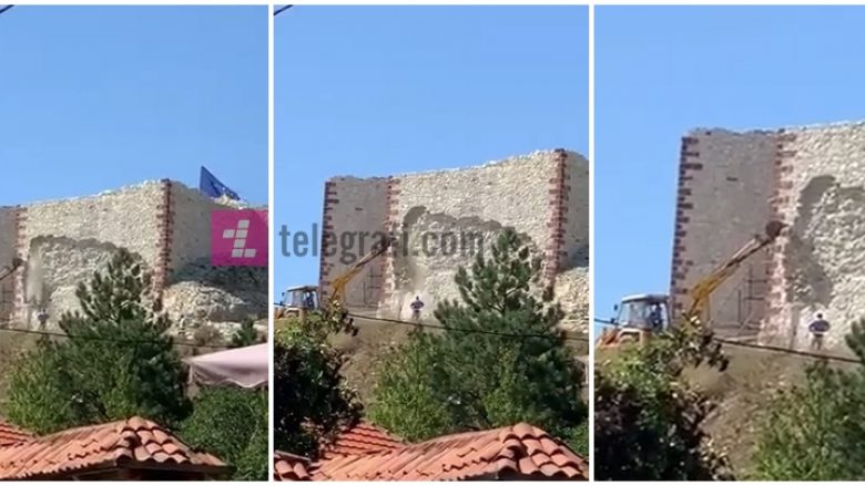 Intervenimi me ekskavator rrezikon shkatërrimin e Kalasë së Novobërdës