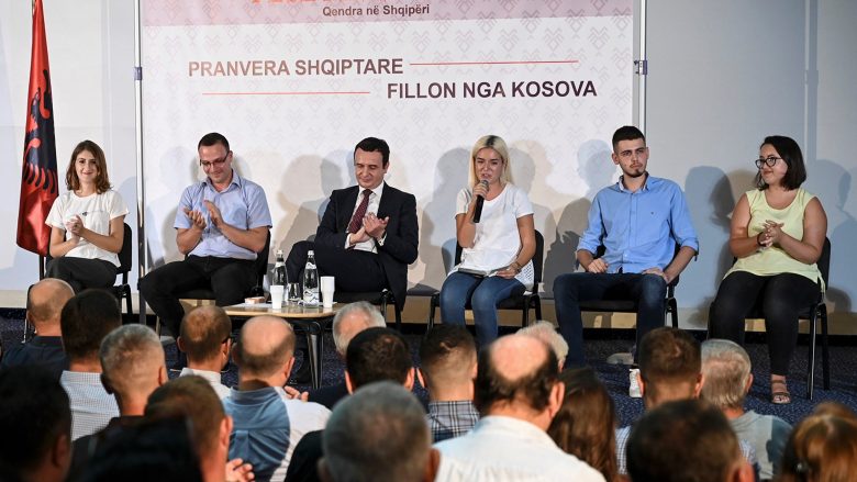 Kurti në Tiranë: Lëvizja do të jetë fituesja dhe fitorja do t’i ndryshojë koordinatat e marrëdhënieve Shqipëri-Kosovë