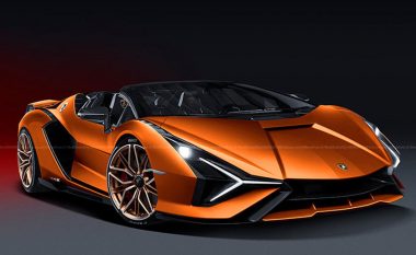 Lamborghini Sian duket mirë edhe tavan të hapur