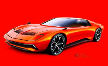 Lamborghini Miura i ri dizajnuar që të përshtatet me makinat moderne