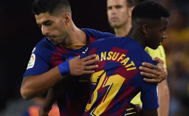 Notat e lojtarëve: Barcelona 5-2 Valencia, shkëlqejnë De Jong, Suarez e Fati