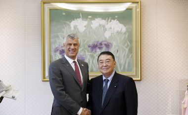 Thaçi takoi kryetarin e Parlamentit të Japonisë, merr mbështetje për procesin e dialogut