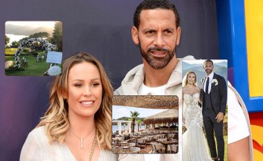 Martohen Rio Ferdinand dhe Kate Wright në një dasmë luksoze treditore