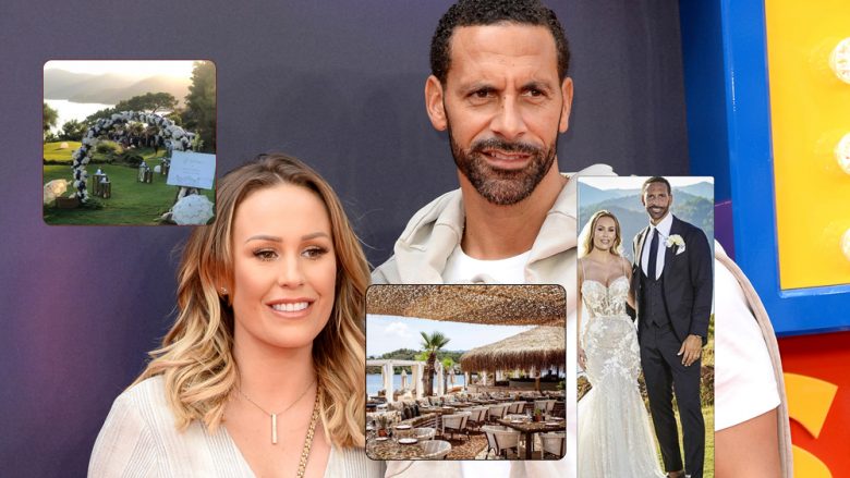 Martohen Rio Ferdinand dhe Kate Wright në një dasmë luksoze treditore