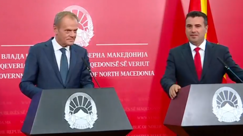 Donald Tusk: Maqedonia e Veriut e ka bërë punën e saj