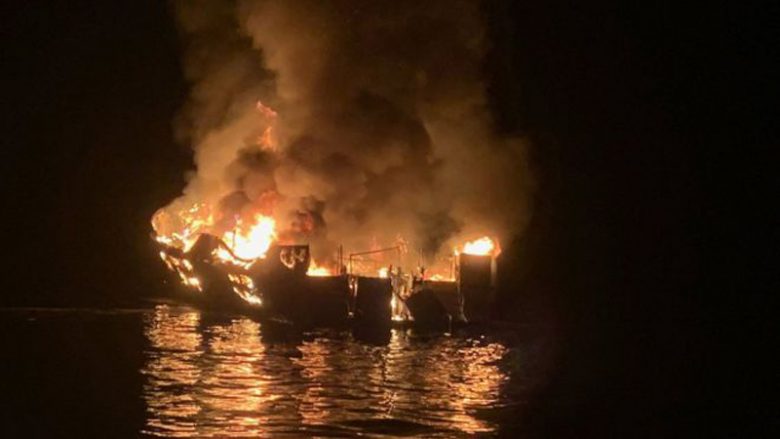 Anija e djegur në Kaliforni, shkon në 8 numri i të vdekurve