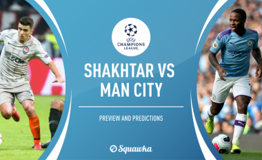 Shakhtar – Manchester City, formacionet zyrtare