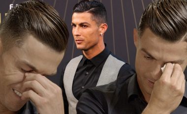 Ronaldo shpërthen në lot kur i tregohet një video e babait të ndjerë duke folur me krenari për të