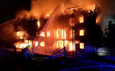 Zjarri përfshin një bllok banesash në Londër, 125 zjarrfikës në aksion