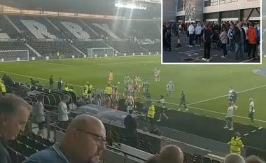 Panik në Angli, lojtarëve dhe tifozëve iu kërkua të largoheshin në shpejtësi nga stadiumi