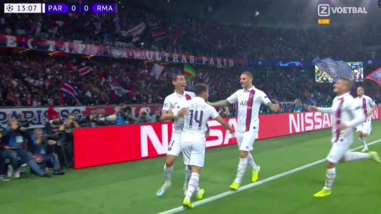 PSG kalon në epërsi ndaj Realit me golin e Di Marias