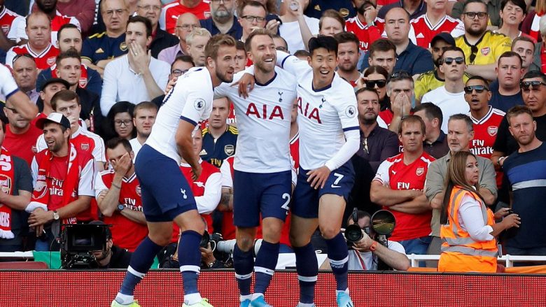 Eriksen zhbllokon derbin, kalon Tottenhamin në epërsi ndaj Arsenalit